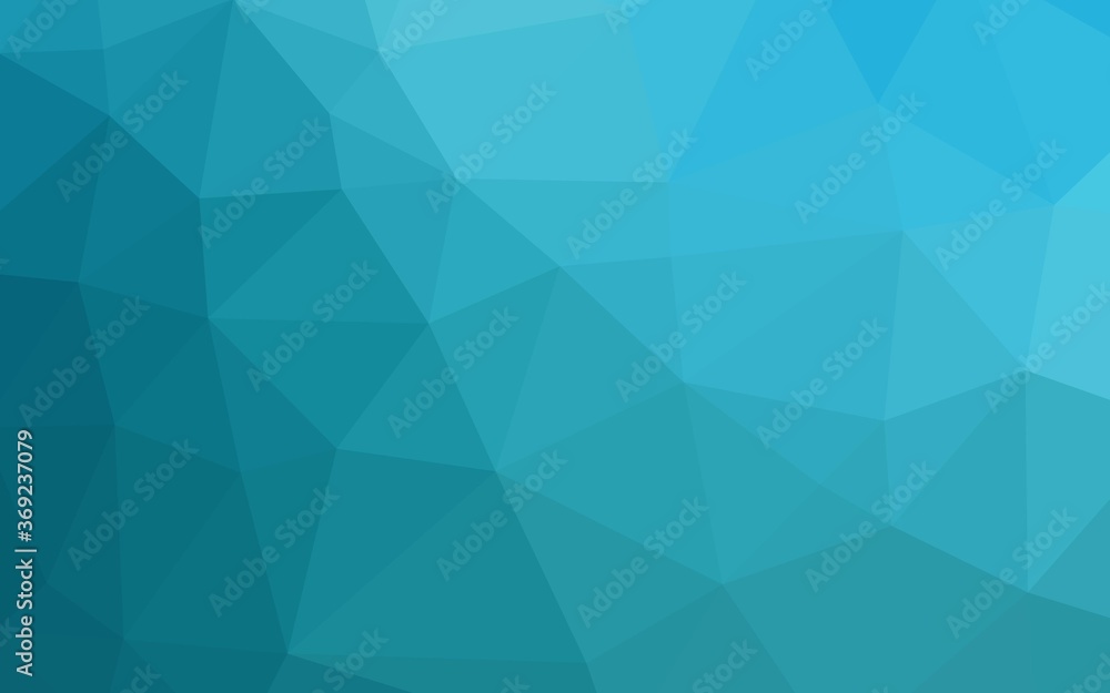 Light BLUE vector abstract polygonal cover. Glitter abstract illustration with an elegant design. A new texture for your design.