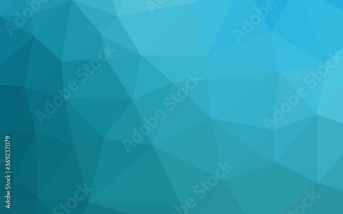 Light BLUE vector abstract polygonal cover. Glitter abstract illustration with an elegant design. A new texture for your design. © Dmitry