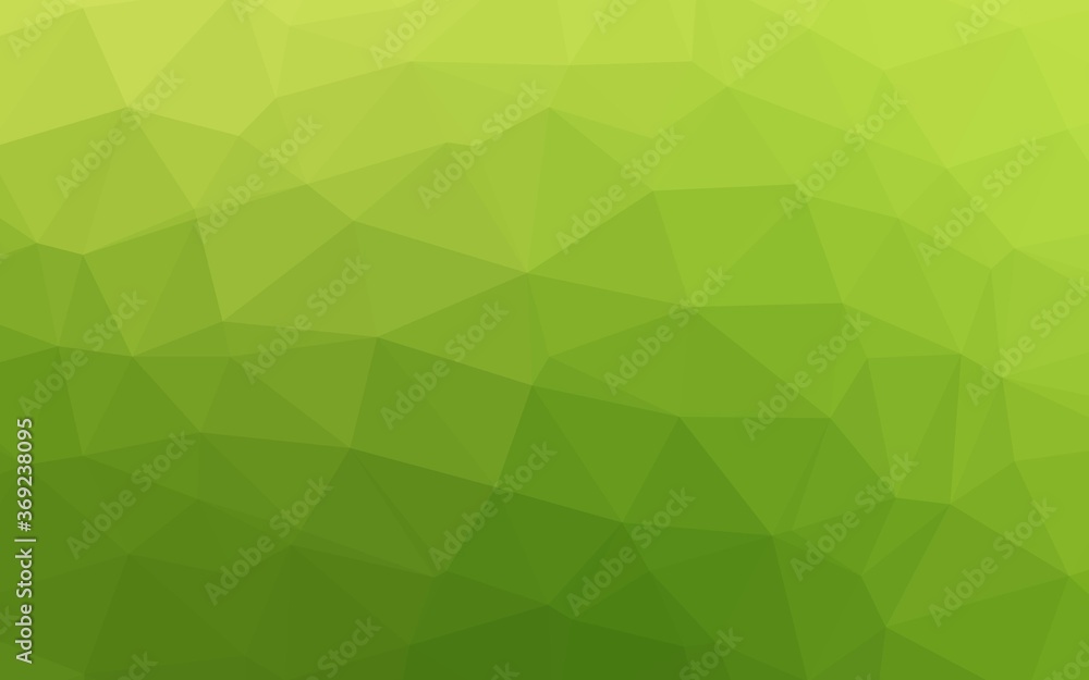 Fototapeta premium Light Green vector abstract mosaic pattern. Glitter abstract illustration with an elegant design. Brand new style for your business design.