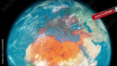 Finding the vaccine in the Europe Covid-19, progressing quickly in recovery