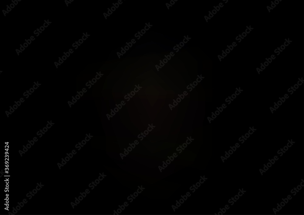 Dark Black vector blurred shine abstract template. Colorful illustration in blurry style with gradient. The template for backgrounds of cell phones.