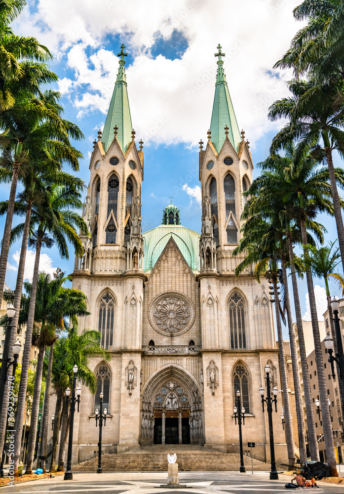 The Sao Paulo See Metropolitan Cathedral in Sao Paulo, Brazil The Sao Paulo See Metropolitan Cathedral in Sao Paulo, Brazil