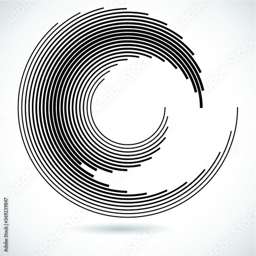 Abstract Logo with stripes. Logo Design for your company.
