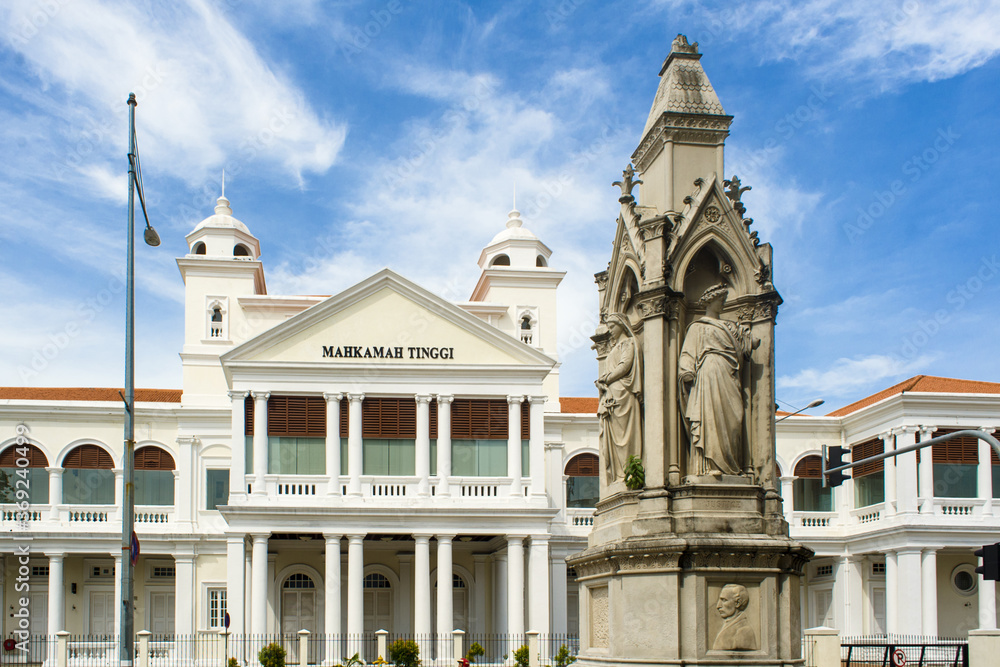 Penang High Court in Georgetown, Penang, Maéaysia