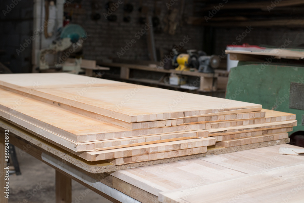 Wood boards, parquet drying on wood factory. Wood processing on factory. Wood boards, parquet drying on wood factory. Wood processing on factory.