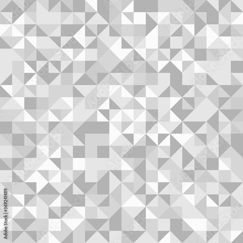 Geometric vector pattern with gray triangles. Geometric modern ornament. Seamless abstract background