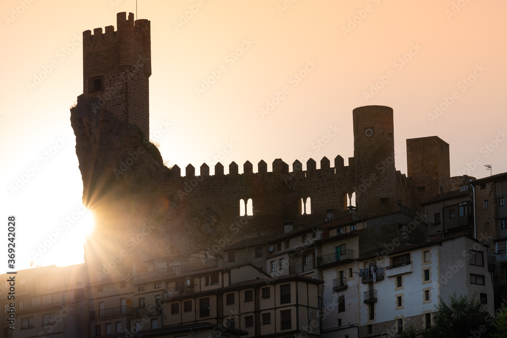 Fototapeta premium Castle of Frias in Burgos, Spain