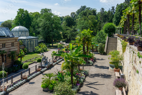 the beautiful grounds of the Wilhelma zoological and botanical gardens in Stuttgart photo