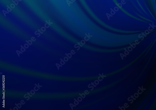 Dark BLUE vector bokeh template. Colorful illustration in abstract style with gradient. The best blurred design for your business.