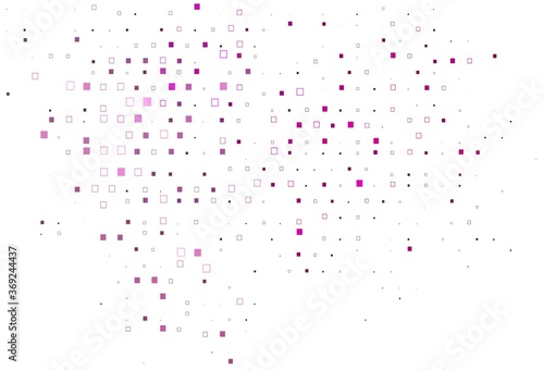 Light Pink vector layout with rectangles  squares.