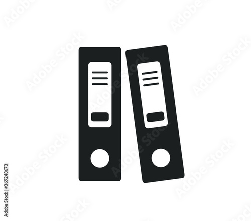 Ring binder icon. folder icon. File icon. folder vector illustration. 
