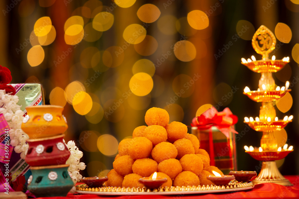 Fototapeta premium Diwali Gifts and Decoration