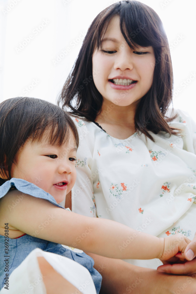 仲良しの親子 仲良しの親子