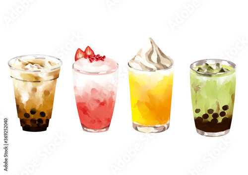ice cream with fruit