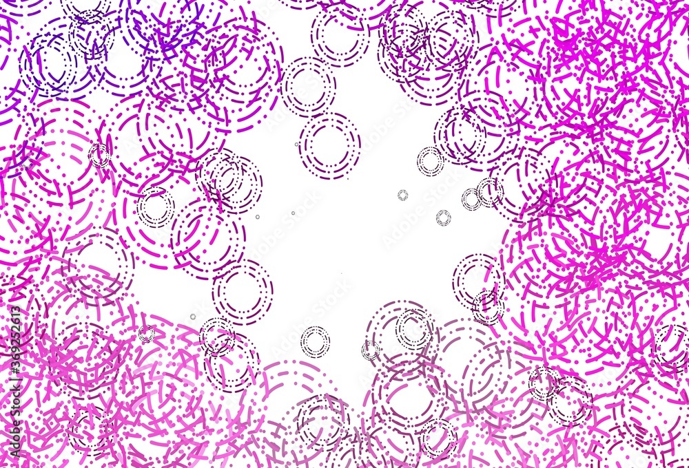 Light Pink vector texture with disks. Light Pink vector texture with disks.