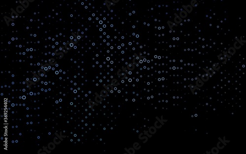 Light BLUE vector layout with circle shapes. Blurred bubbles on abstract background with colorful gradient. Template for your brand book.