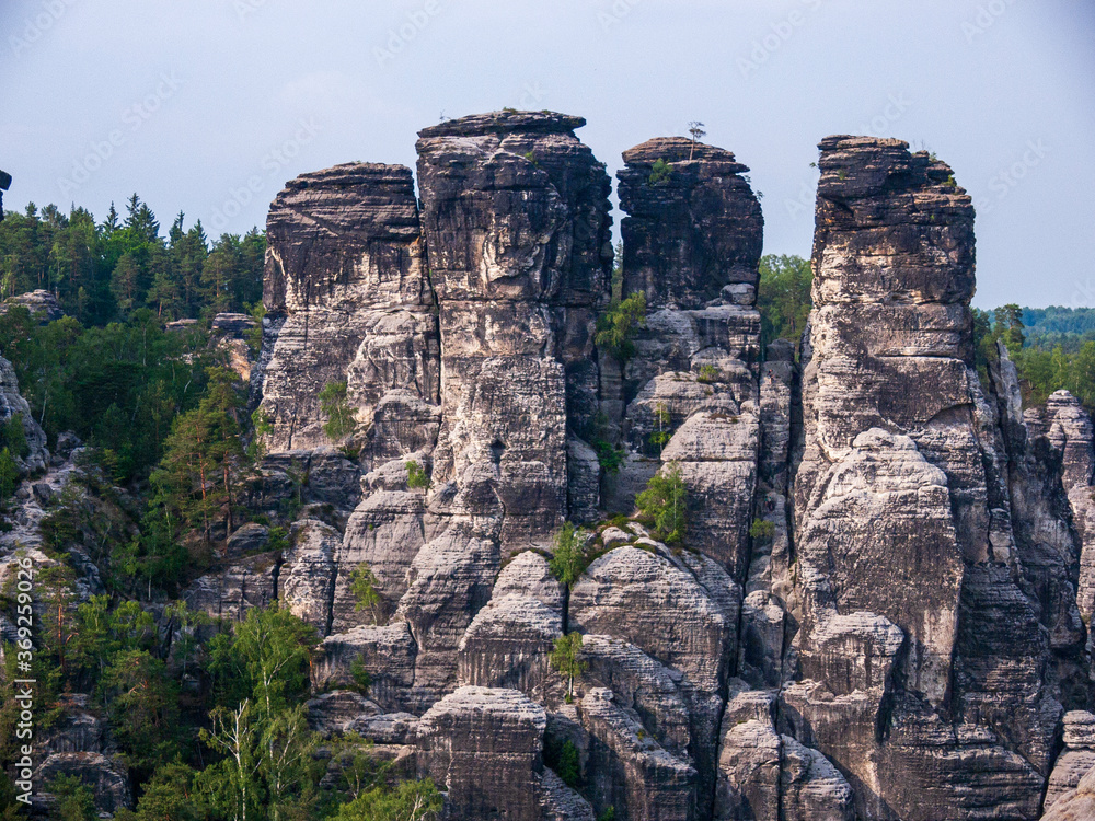 Elbsandsteingebirge in Sachsen