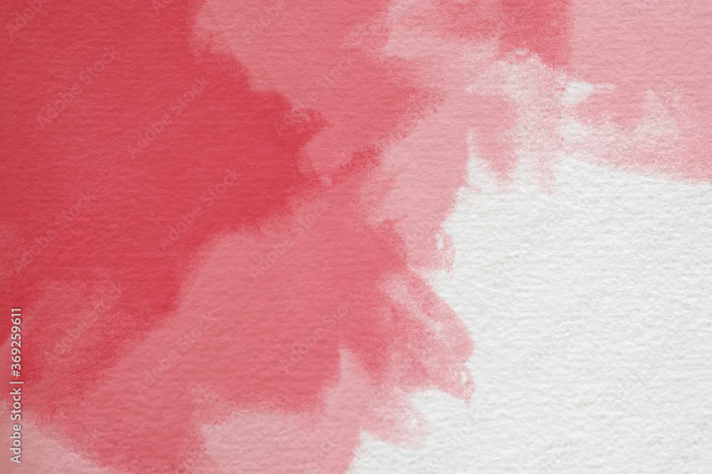 Fototapeta premium Hand painted watercolor background with sky and clouds shape