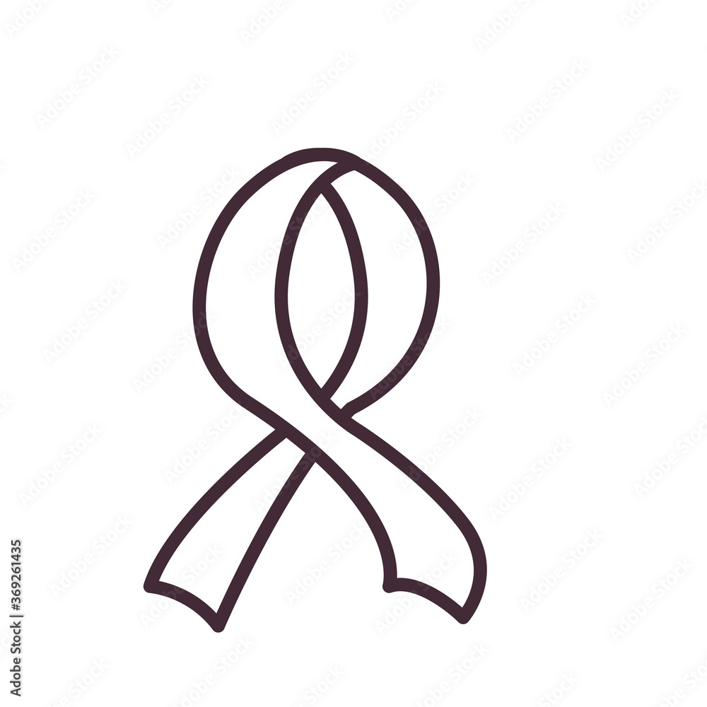 ribbon line style icon vector design ribbon line style icon vector design