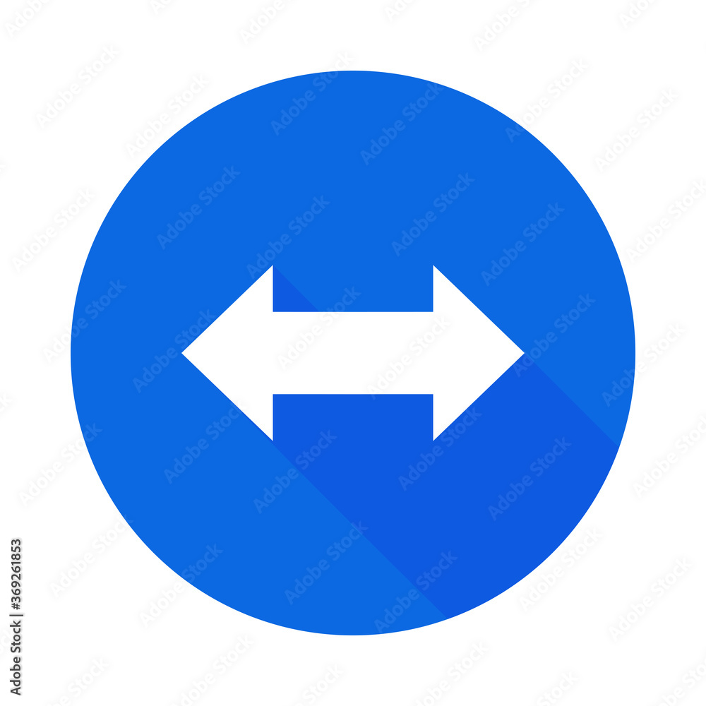 2 side arrow Icon Vector. Double Arrow Icon 2 side arrow Icon Vector. Double Arrow Icon