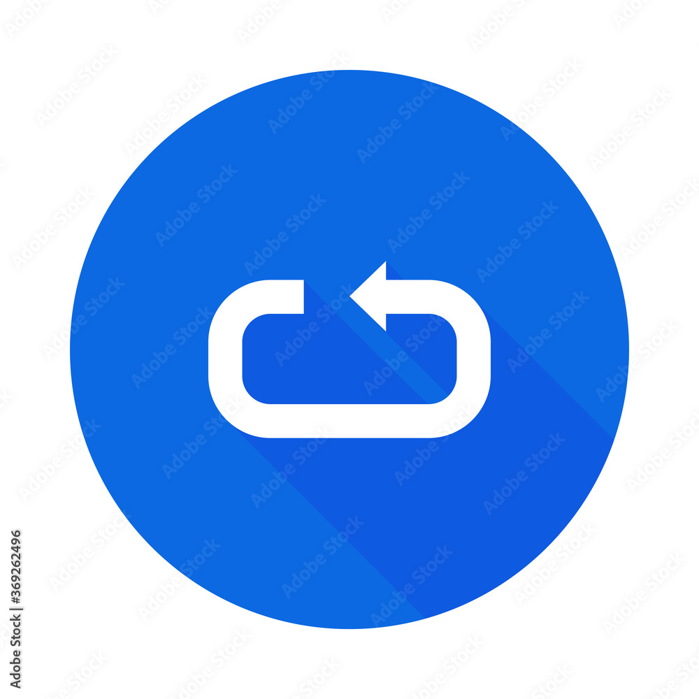 Reload arrow vector icon. Repeat icon. Do something again. Restar icon Reload arrow vector icon. Repeat icon. Do something again. Restar icon