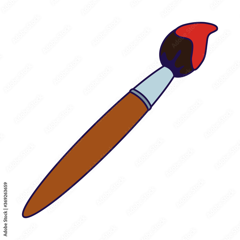 paint brush tool isolated icon paint brush tool isolated icon