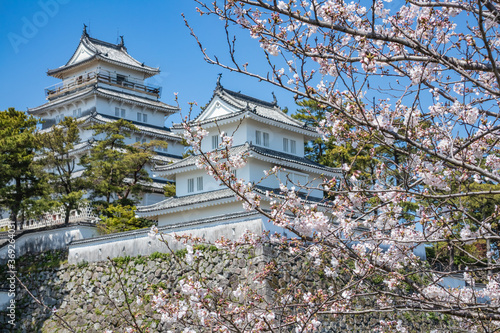 Bild auf Leinwand Shimabara Castle Ruins is a famous tourist spot and a historic site of Shimabara