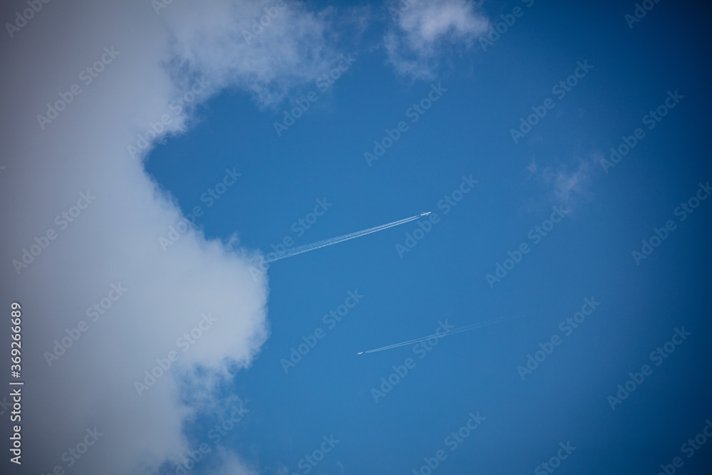 airplane flying in the sky