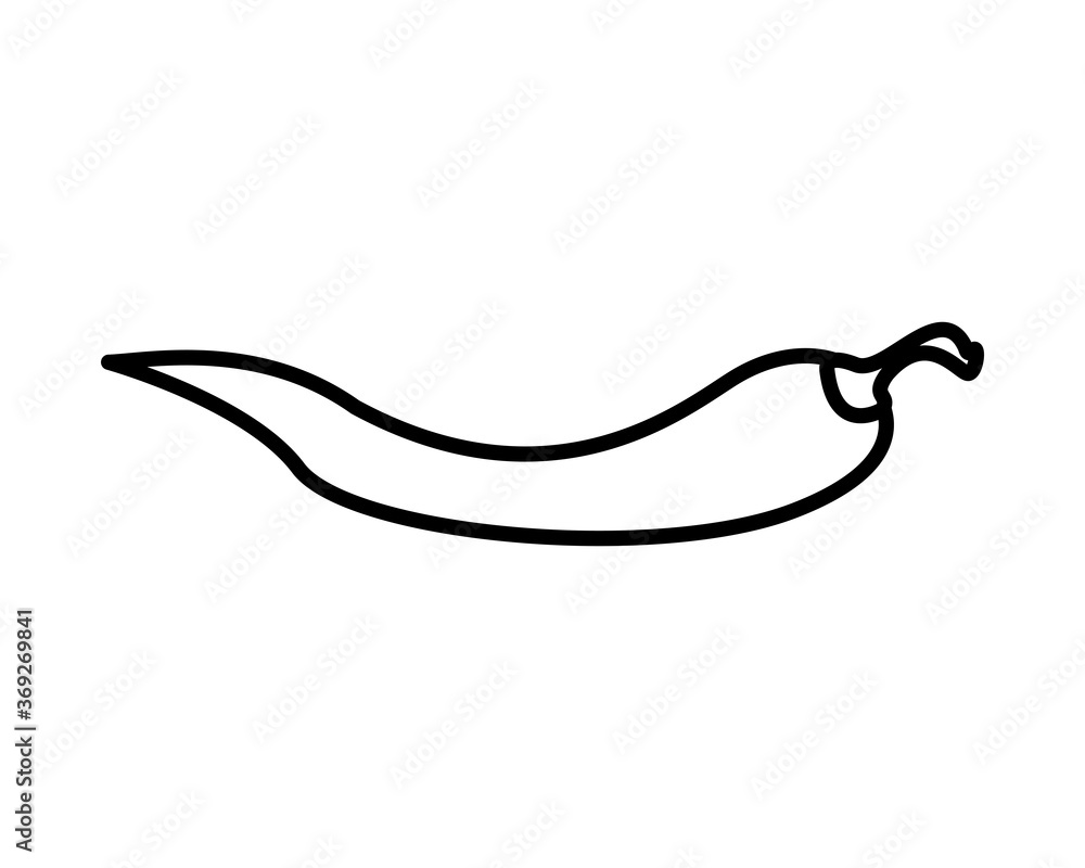 chili peppers healthy vegetable isolated style icon chili peppers healthy vegetable isolated style icon
