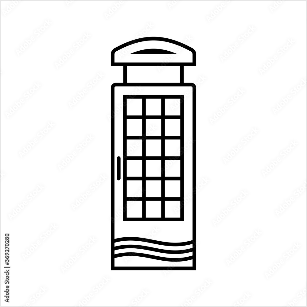 Phone Booth, Public Telephone Cabin Phone Booth, Public Telephone Cabin
