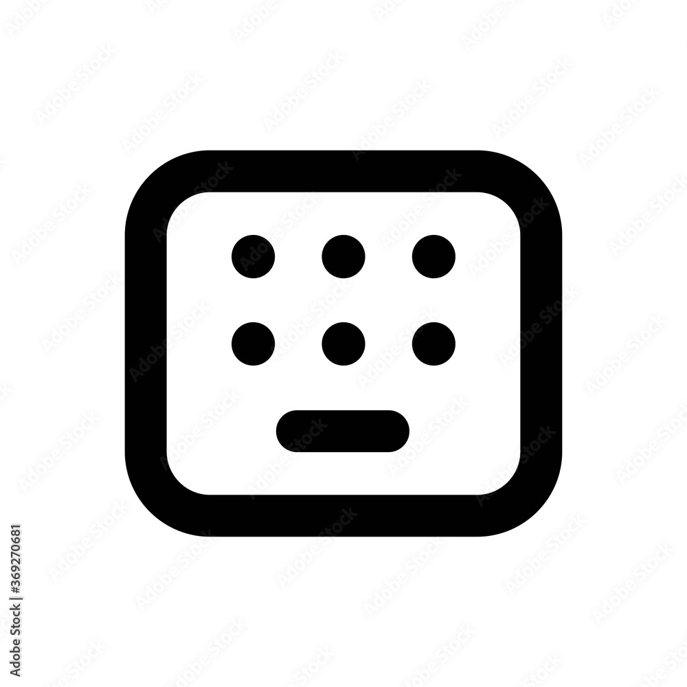 Keyboard Line Icon - Vector Illustration Keyboard Line Icon - Vector Illustration