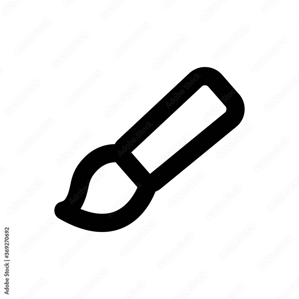Brush Line Icon - Vector Illustration Brush Line Icon - Vector Illustration