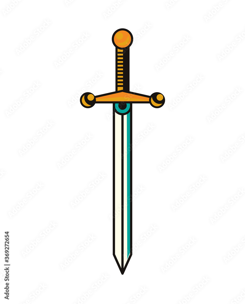 sword weapon tattoo art icon