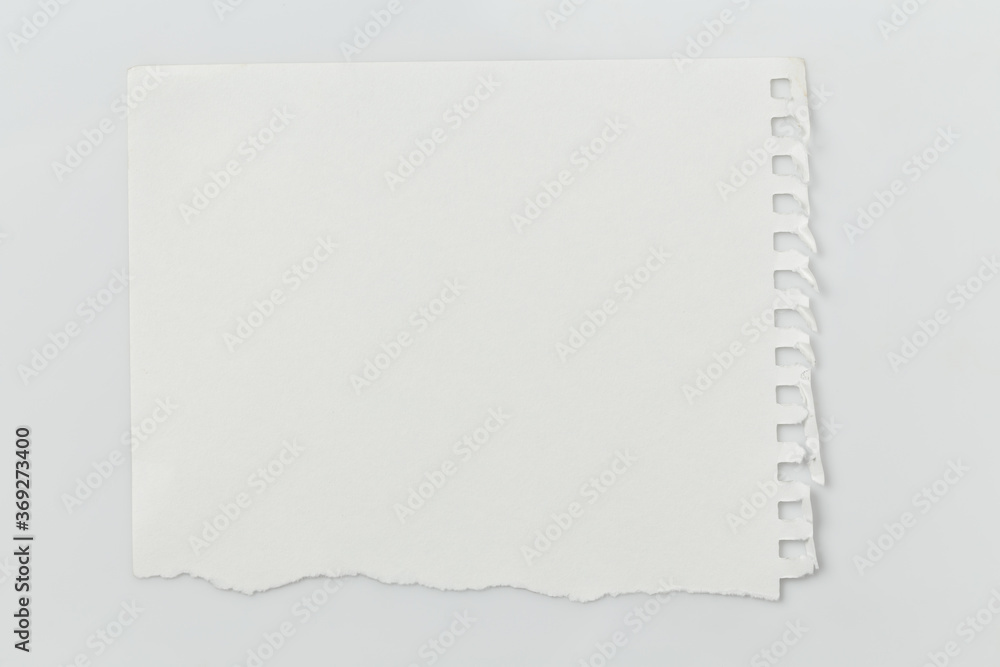 empty notes paper on a white background empty notes paper on a white background