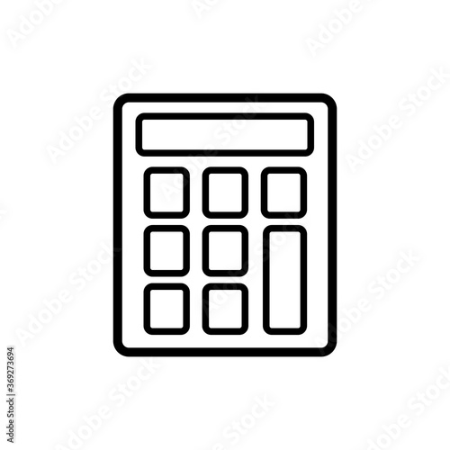 Calculator Icon Vector Illustration Design