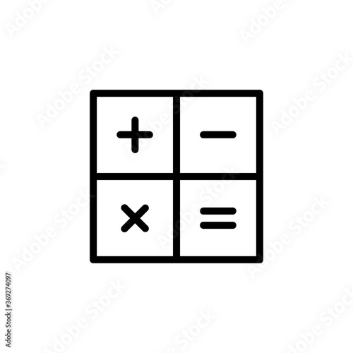 Calculator Icon Vector Illustration Design