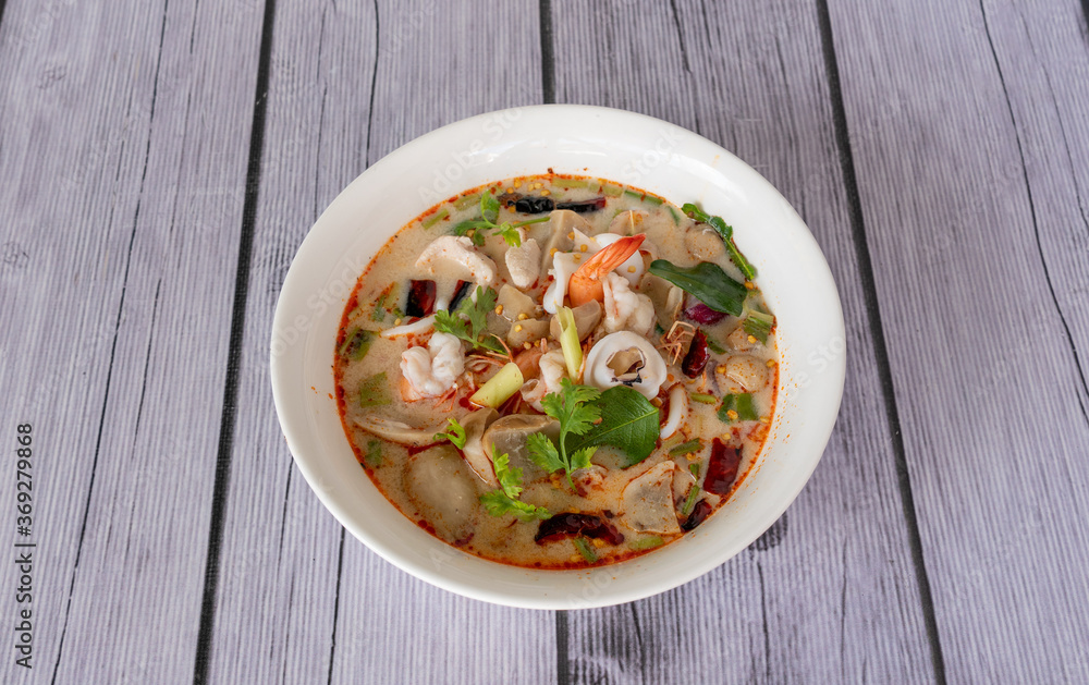 Thai Mixed Food Selections and Drinks Thai Mixed Food Selections and Drinks
