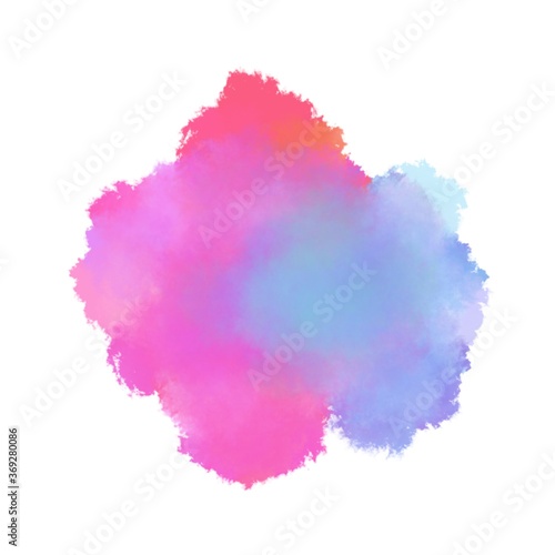 watercolor background. Digital drawing.Sweet pastel. gradient background Colorful Paint like graphic. Color glossy. Beautiful painted Surface design abstract backdrop.