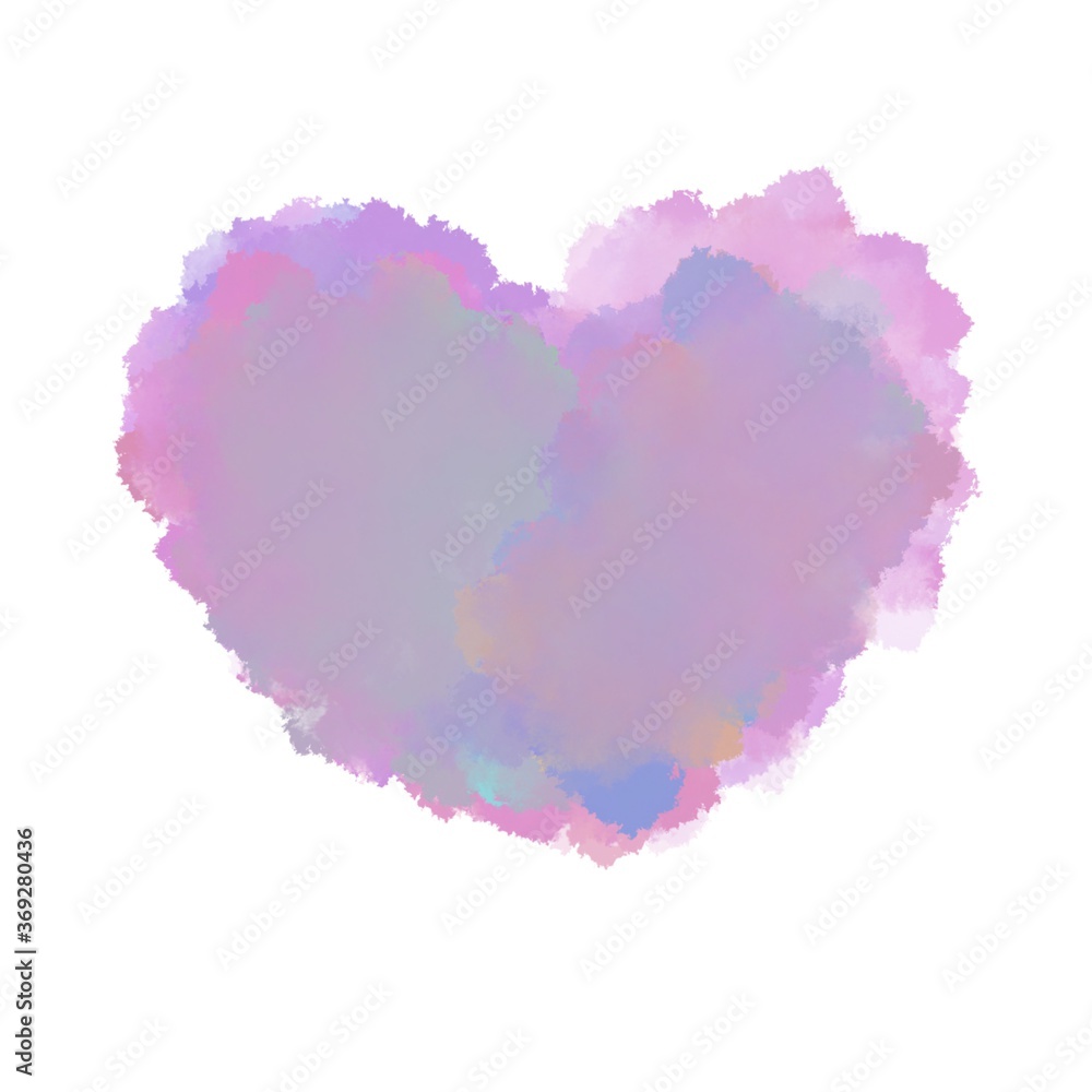 watercolor background. Digital drawing.Sweet pastel. gradient background Colorful Paint like graphic. Color glossy. Beautiful painted Surface design abstract backdrop.