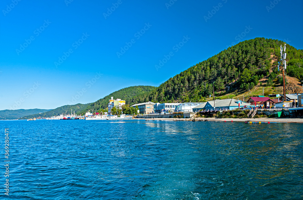 The small touristy village of Listvyanka is located on the shore of Lake Baikal, 70 km from Irkutsk. Despite its modest size Listvyanka is one of the busiest tourist centers on Lake Baikal.