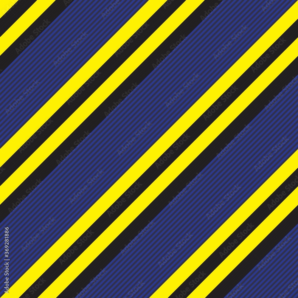 Plakat Yellow Stripe seamless pattern background in diagonal style