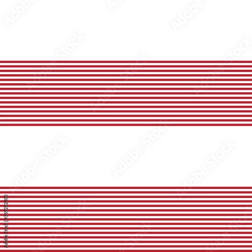 Red Stripe seamless pattern background in horizontal style