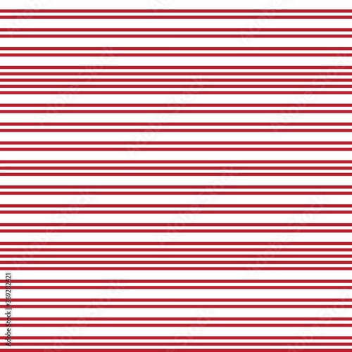 Red Stripe seamless pattern background in horizontal style