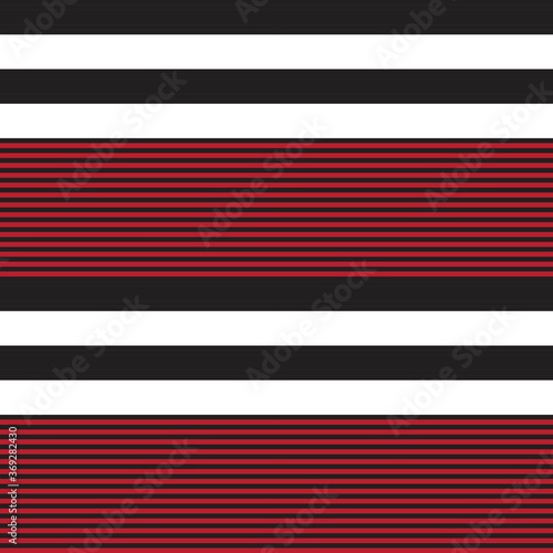 Red Stripe seamless pattern background in horizontal style