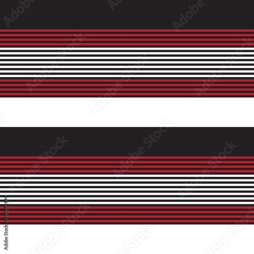 Red Stripe seamless pattern background in horizontal style