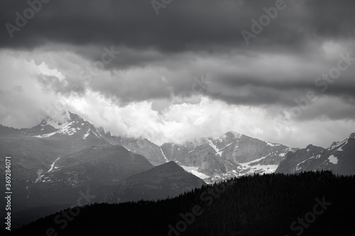 Winter mountain with clouds © Allen Penton