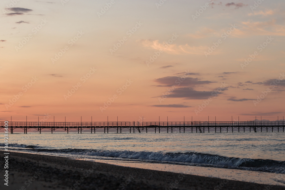 beautiful sunset by the sea beautiful sunset by the sea