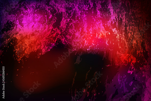 Abstract textural dark red composition, chaotic ripple pattern