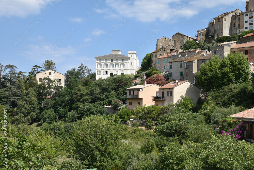 Village d'Oletta dans le Nebbio, Corse