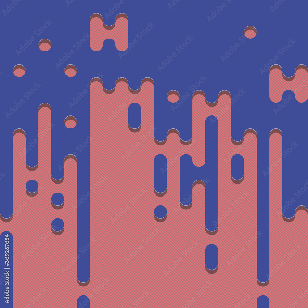 Abstract Rounded Color Lines halftone transition background illustration Abstract Rounded Color Lines halftone transition background illustration